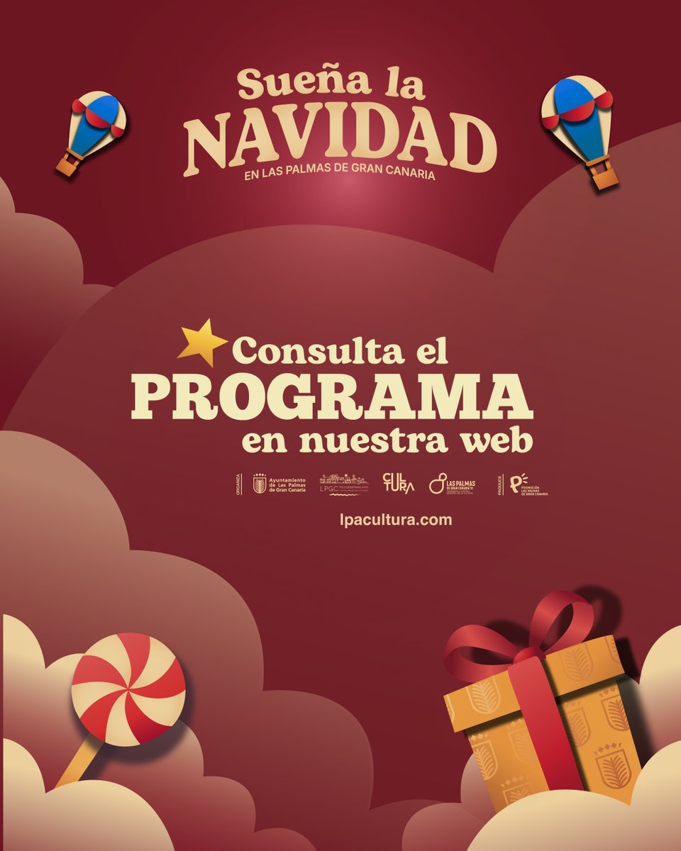 🎄Sueña la Navidad 2025 ya casi está aquí… ¡y este año, la magia comenzará en los barrios!

✨Prepárate para vivir un programa lleno de ilusión, música, luces y momentos mágicos

🎁¿List@s para vivir una Navidad de ensueño?

➡️Descubre más info: lpacultura.com/programs/navid…