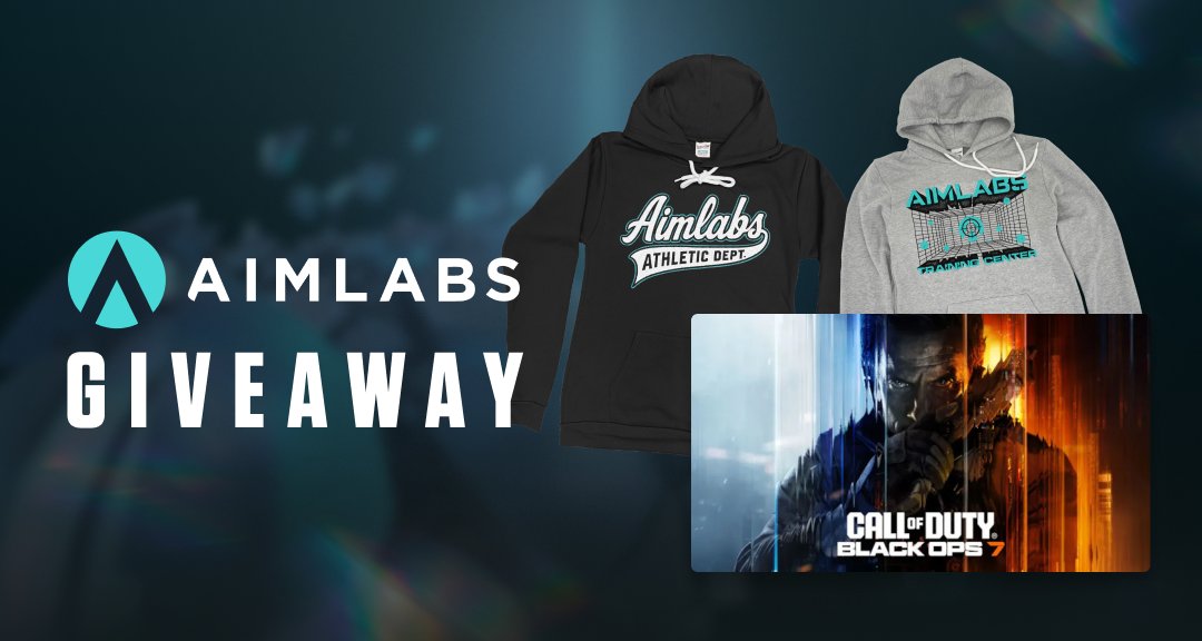 aimlab's tweet image. 🚨 CHOOSE YOUR PRIZE GIVEAWAY 🚨

We’re giving away 5 prizes and the winners get to pick. Aimlabs Hoodie or Black Ops 7… your call 🎯

How to enter:
✅ Follow @aimlab
✅ RT this post
✅ Tag your friend(s)

More ways to enter in the replies! 👀

Giveaway ends Friday, December 5…