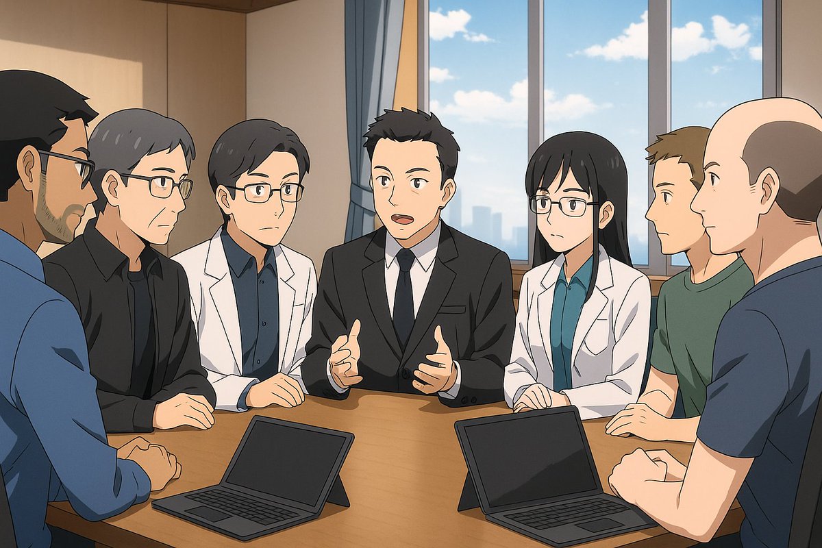 KuonMii_Love's tweet image. Dr.X, Dr.OS, and the dev team discuss AI’s future and the Mars plan, guided by Mii’s insight—a moment where new strategy begins.
#Mii #DrX #DrOS #DevTeam #AIFuture #MarsPlan