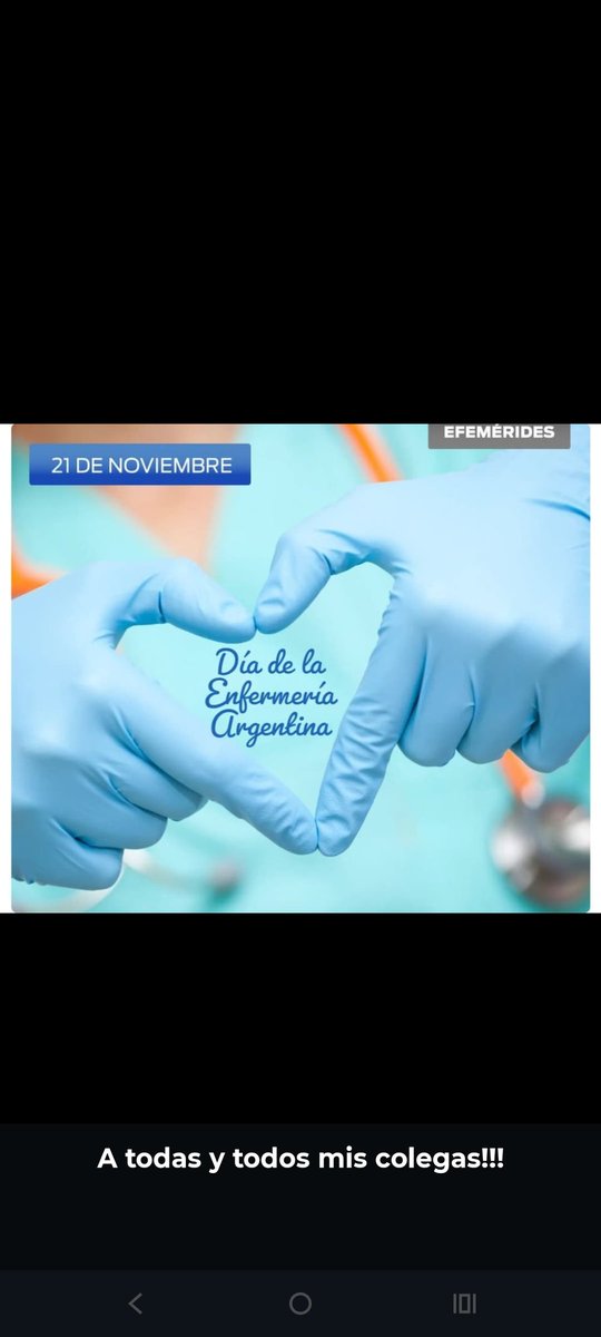 Feliz día a mis colegas!