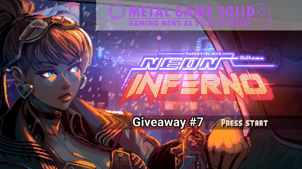MetGsolid's tweet image. #GIVEAWAY TIME!

Win a Steam copy of #NeonInferno courtesy of @Retroware 

💖, RT &amp;amp; Follow us.

Leave a comment either here:
metalgamesolid.com/games/neon-inf…
or here:
youtube.com/post/UgkxlfmKJ…

You can enter both giveaways, that&apos;s cool. Best of luck on bagging this banger 👍