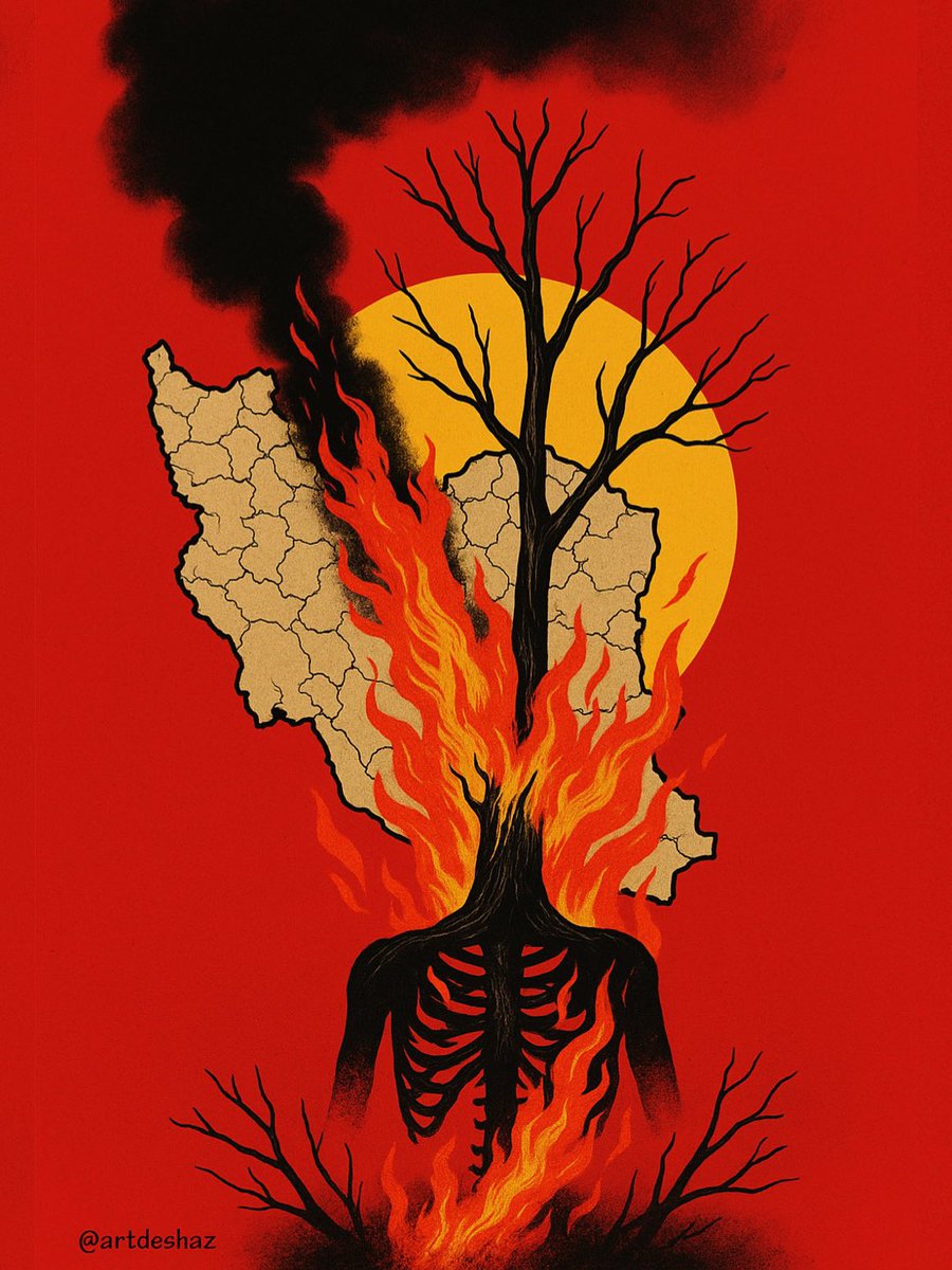 RealMeAban's tweet image. آنچه می‌سوزد استخوانِ من است...
#هیرکانی