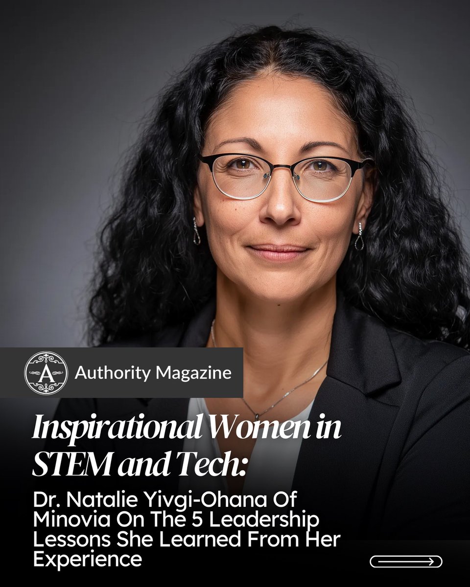 Minovia_tx's tweet photo. We are proud to highlight Dr. Natalie Yivgi-Ohana, Co-founder and CEO of Minovia Therapeutics, featured in Authority Magazine's "Inspirational Women in STEM and Tech" series. With more than two decades of expertise in mitochondrial research, Dr. Yivgi-Ohana’s evolution from a biochemistry doctoral scholar to a pioneering leader in biotechnology exemplifies exceptional dedication and innovation.

We invite you to explore her compelling story and the invaluable leadership insights that drive Minovia’s commitment to advancing therapies that offer hope to children and adults affected by mitochondrial diseases globally: https://t.co/E4A0qYxLs9
‌
#MinoviaTherapeutics #WomenInSTEM #Leadership #BiotechInnovation #MitochondrialTherapy #AuthorityMagazine