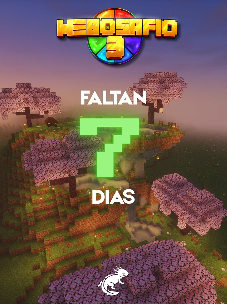 Me quede sin ideas de que poner acá jeje

Faltan 7 dias para #WeboSafio