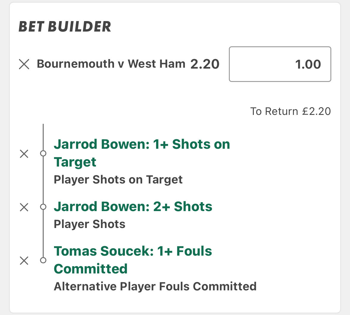 Match Day Bets tweet media