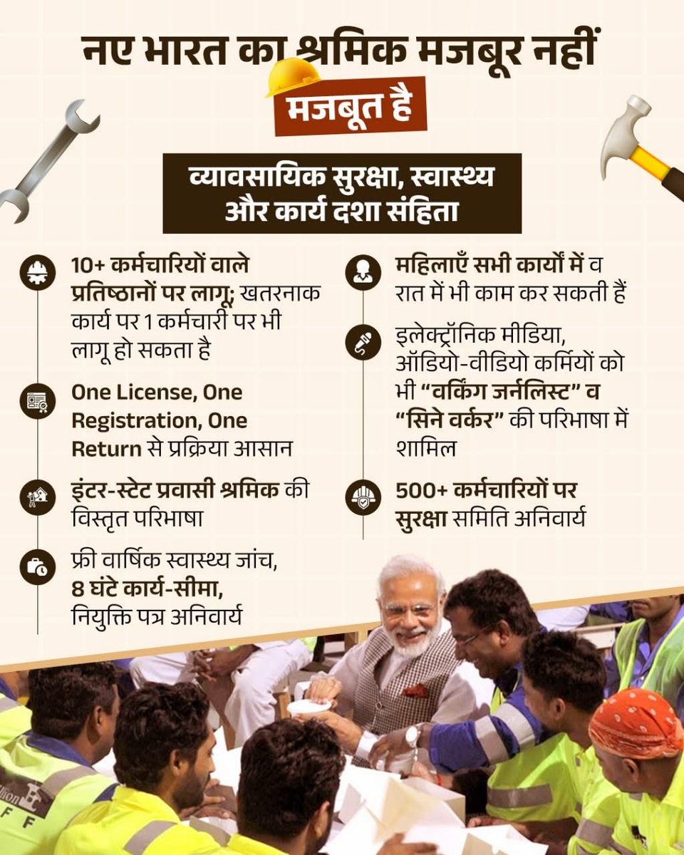 eslumfoundation's tweet photo. श्रमिक कल्याण संबंधित चार ऐतिहासिक  कानून बनाये जाने के संदर्भ में भारत के यशस्वी प्रधानमंत्री माननीय नरेंद्र मोदी जी की सरकार को ढेर सारी बधाई।
स्लम फाउंडेशन आपके इस कदम के लिए श्रमिक व गरीब वर्ग की ओर से आपको धन्यवाद प्रेषित करता है।
@narendramodi @AmitShah @sunilbharala https://t.co/qIB4bII45L