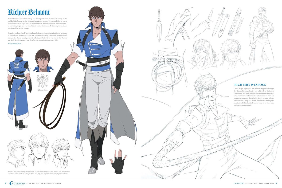 catsuka's tweet image. Artbook Preview: &quot;Castlevania: Nocturne - The Art of the Animated Series&quot;.
Pre-orders &amp;gt;&amp;gt; catsuka.com/shopping/index…