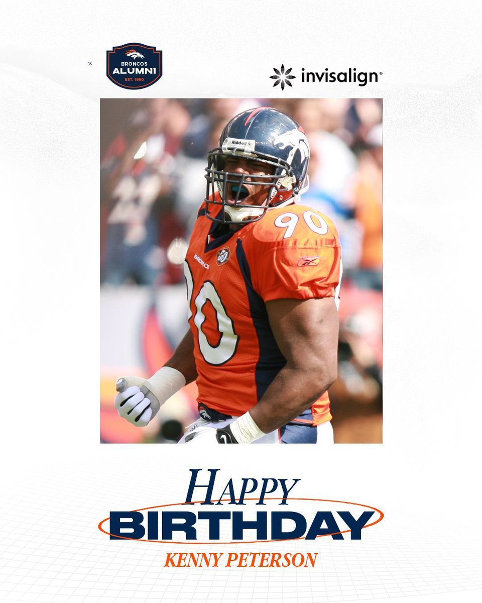 Broncos_Legacy's tweet image. RT to help us wish former @broncos DE Kenny Peterson and DE Sylvester Williams a happy birthday! 🥳