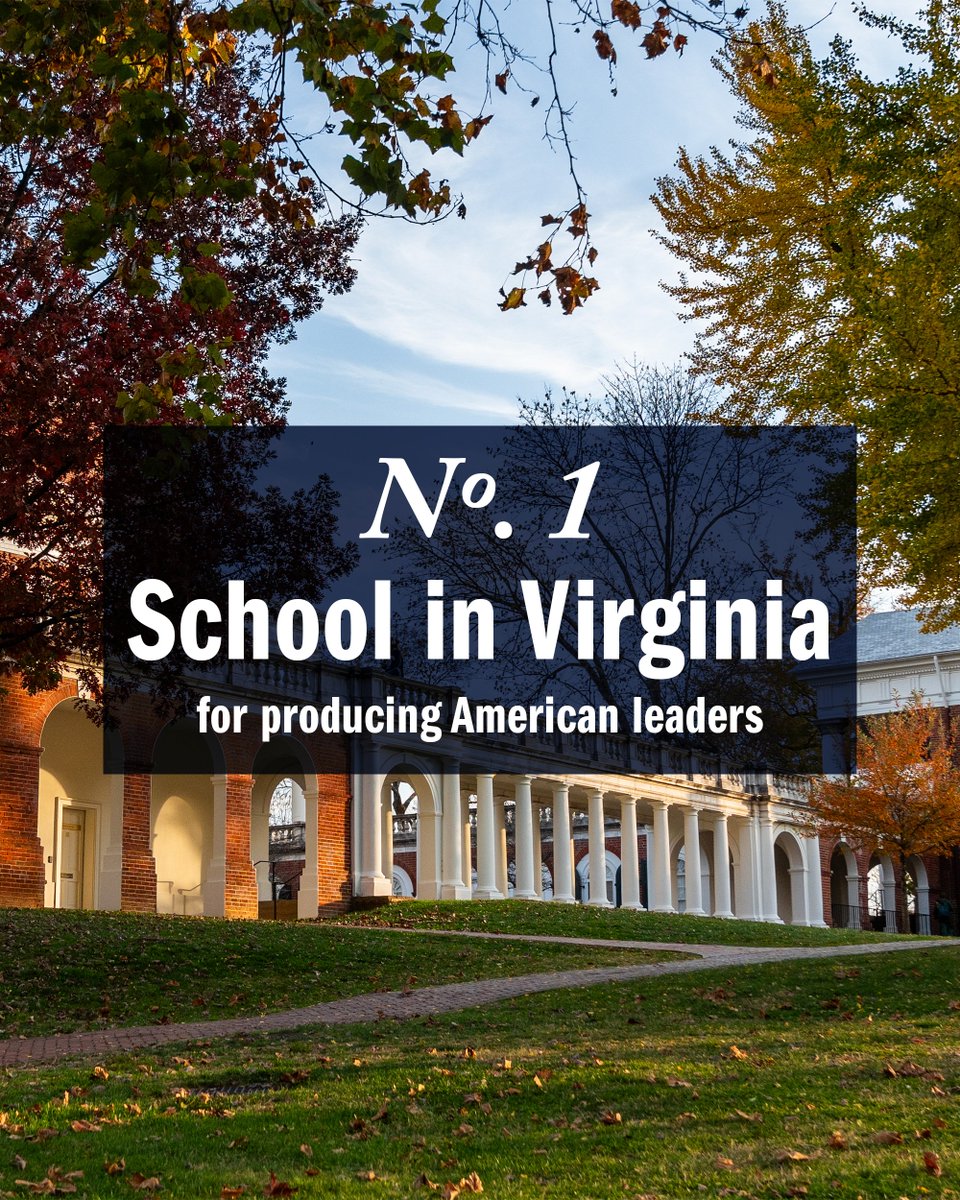 For a second consecutive year, <a href="/TIME/">TIME</a> has named the University of Virginia the No. 3 public university and No. 1 school in Virginia for producing American leaders. uvatoday.me/4ie4vnh