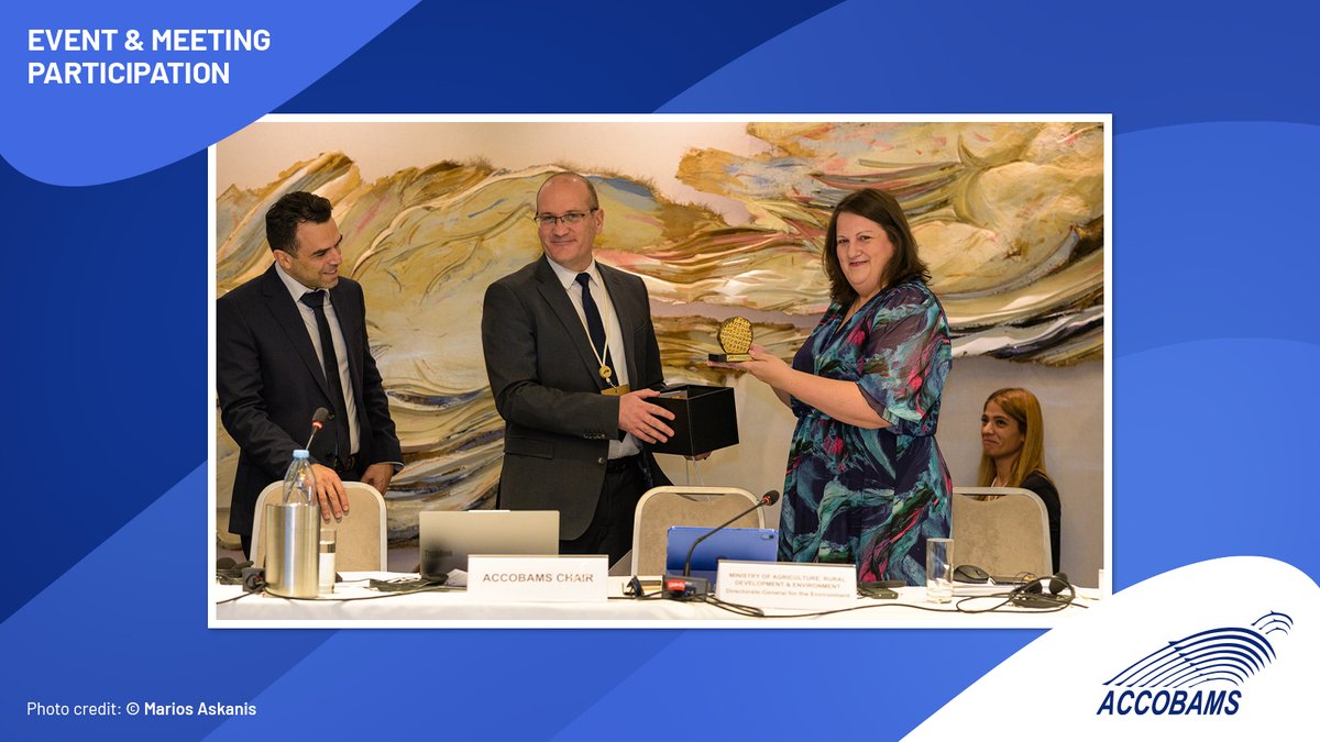 ACCOBAMS's tweet photo. 📖 The 9th Meeting of the Parties to #ACCOBAMS concluded in Limassol 🇨🇾 with ambitious decisions: a new Bureau, 22 Resolutions, and a strong focus on science-based conservation through #ASIII.

#MOP9 #Cetaceans #MarineConservation https://t.co/MzeeAZ3dlb