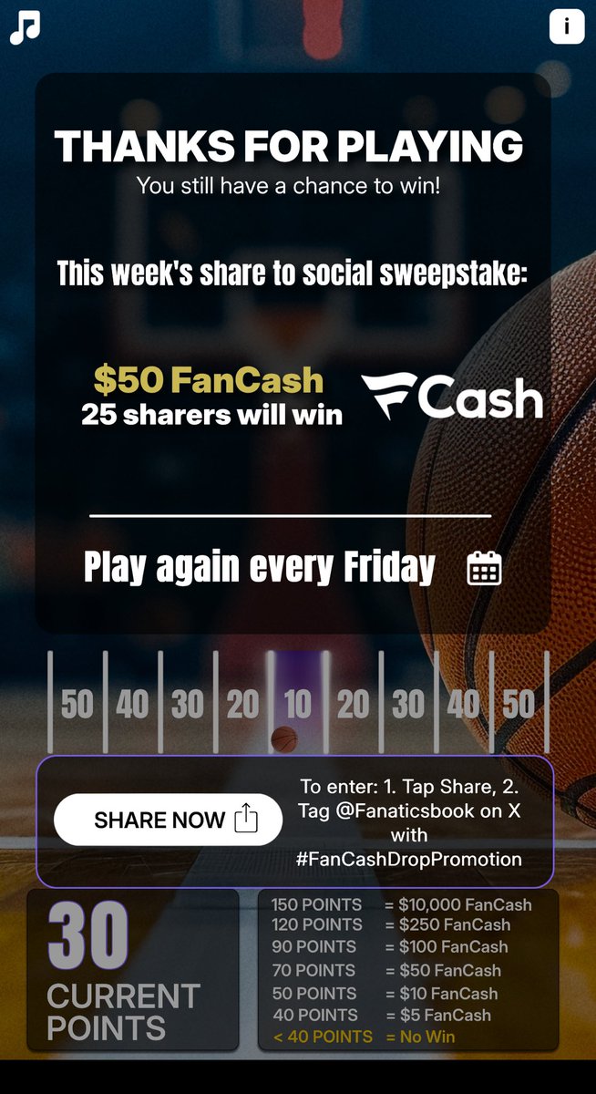 Play the #FanCashDropPromotion today

 fanatics.onelink.me/5kut/p6fykbjo