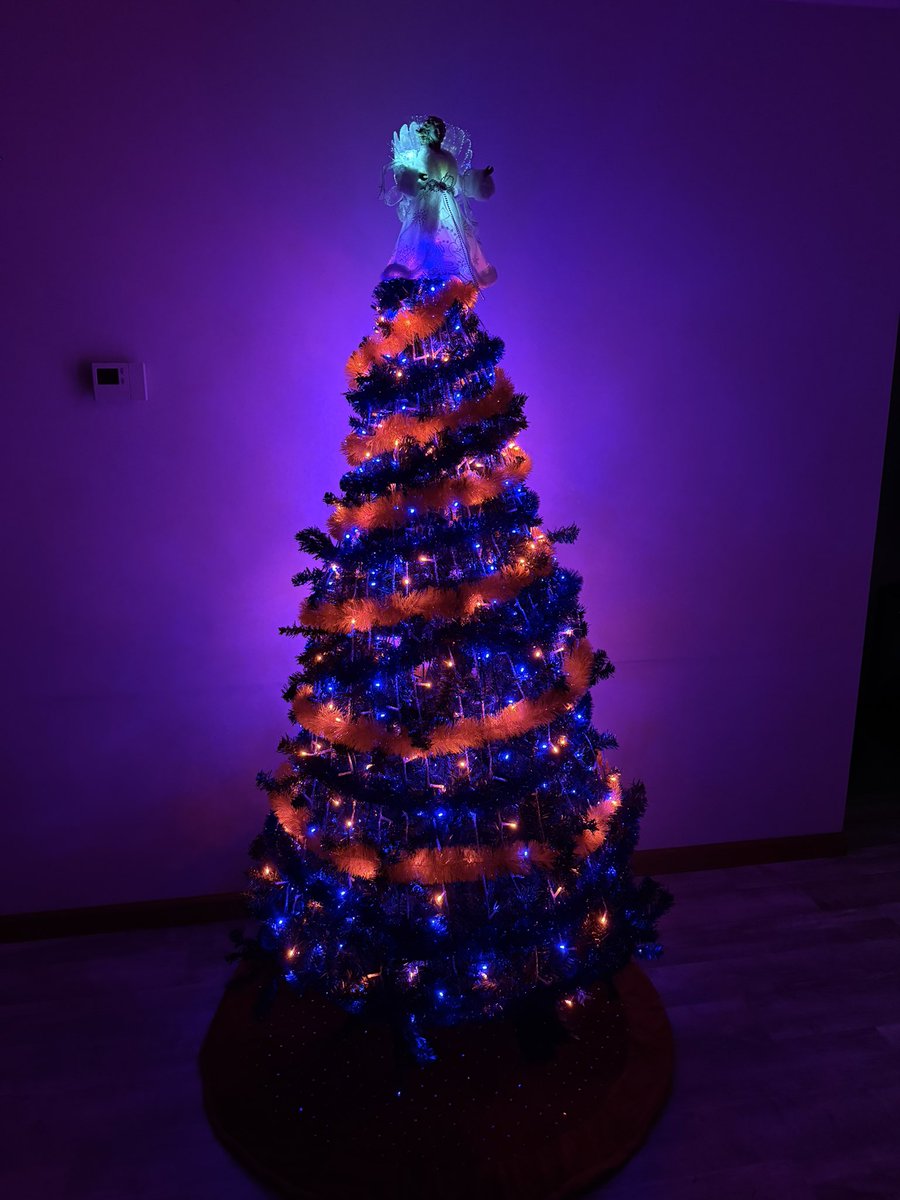 Had to get the <a href="/ChicagoBears/">Chicago Bears</a> themed Christmas tree back up again this year 
#BearDown #DaBears #chicagobears