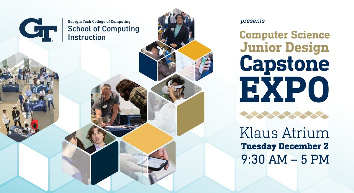 ⏰ Last day to RSVP!

We’re looking for volunteer judges for the CS Junior Design Capstone Expo on Tuesday, Dec. 2.

Session 1: 9:30 AM – 11:30 AM
Session 2: 12:30 PM – 2:30 PM

RSVP: lnkd.in/eepkn9Qx