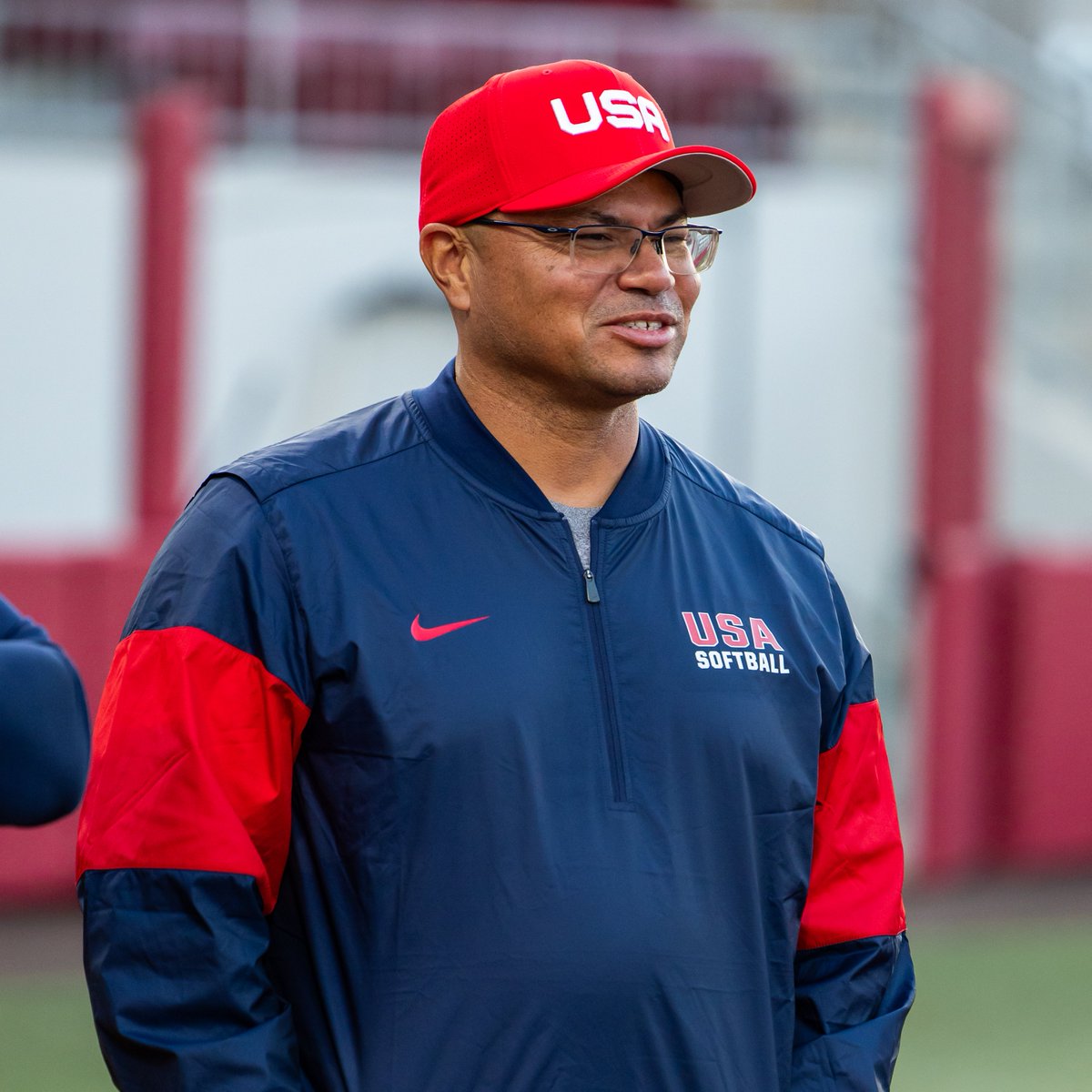 🔴⚪🔵

<a href="/CoachMalveaux/">Chris Malveaux</a> spent the week coaching at the U.S. Women’s National Team training camp 🦅🇺🇸

We're excited for him to have this opportunity and for us to be coached by one of the best! 

📸: <a href="/USASoftballWNT/">USA Softball Women's National Team 🇺🇸</a> 

#WarEagle