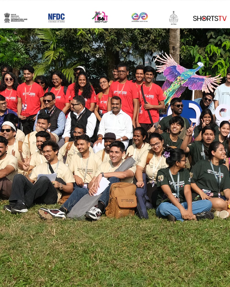 He was accompanied by esteemed dignitaries as the energy and excitement among young creators soared at the 56th International Film Festival of India.

#IFFI56 #IFFIGoa #IFFI2025 #SHORTSTV #CMOT #48HourFilmChallenge #YoungFilmmakers