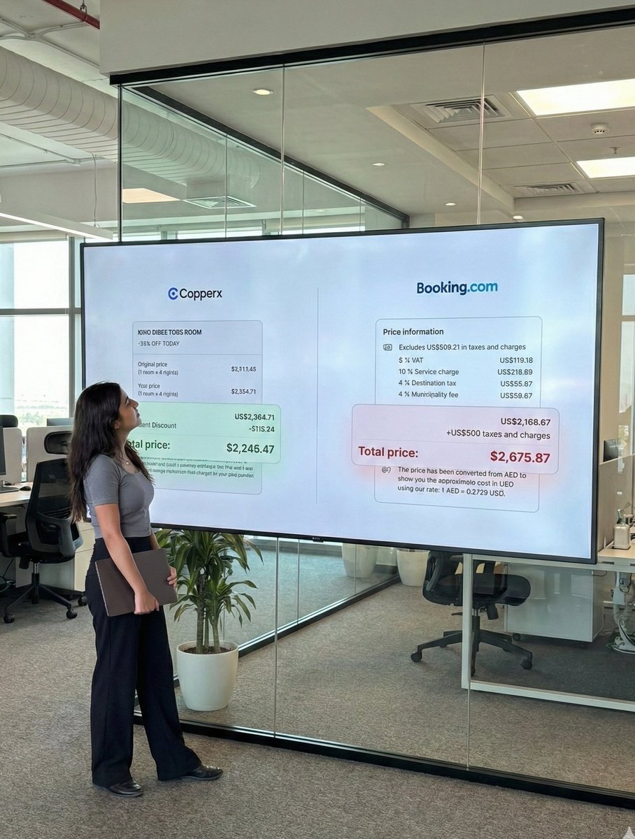 k4komaaaal's tweet image. I’ve traveled to more crypto conferences this year than i’ve slept in my own bed

Eth Global, Token2049, Devcon, token launches, random side events in basements, all of it

and every single trip has the same problem:
you pick a hotel, you see a decent price, you feel like you…