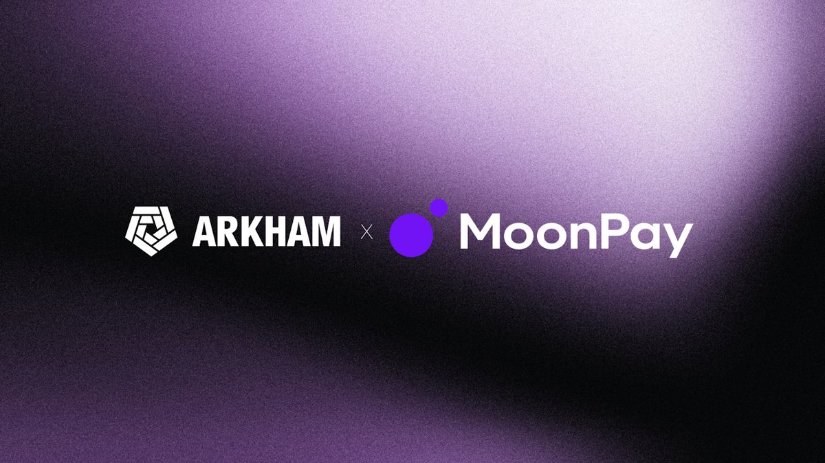 ANNOUNCING ARKHAM X MOONPAY

We’ve partnered with MoonPay to add a fiat on &amp; off-ramp to the Arkham Exchange.

This creates a much simpler path from fiat to trade and back again for Arkham’s users. Learn more: