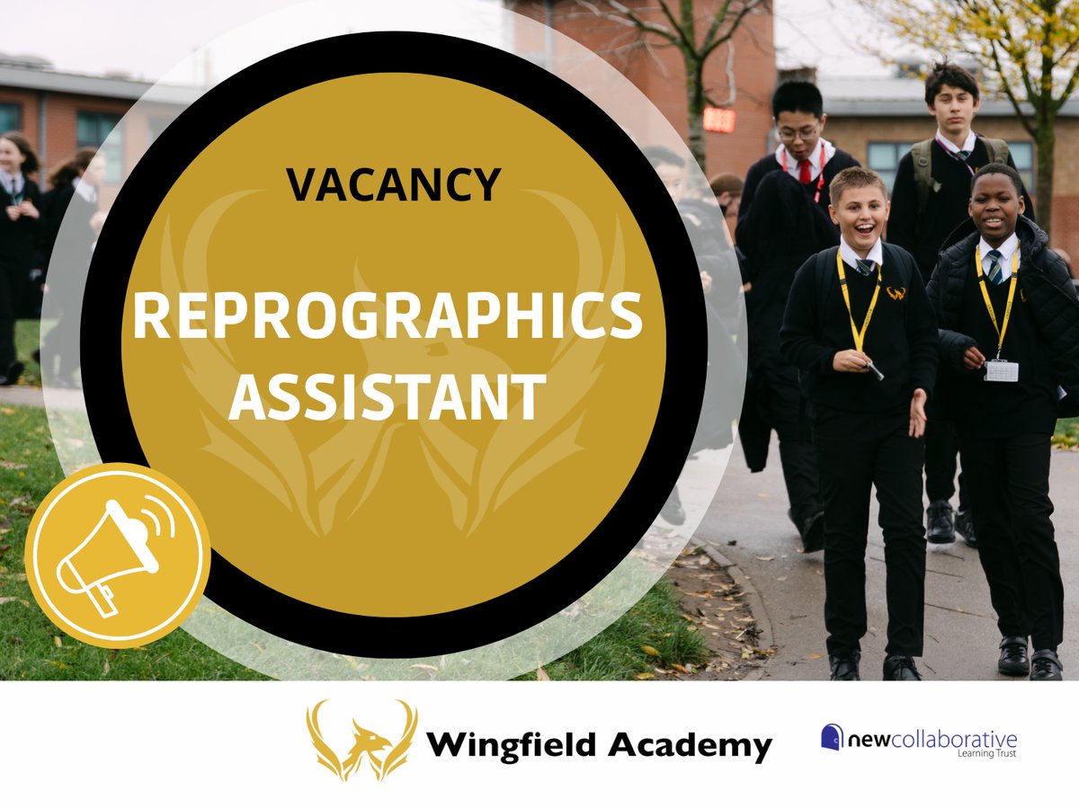 VACANCY - Reprographics Assistant
We are currently seeking to appoint a Reprographics Assistant, you will help coordinate and manage the quality of Academy information in all its various formats, internally and externally.
Apply here: loom.ly/VqvSEQo