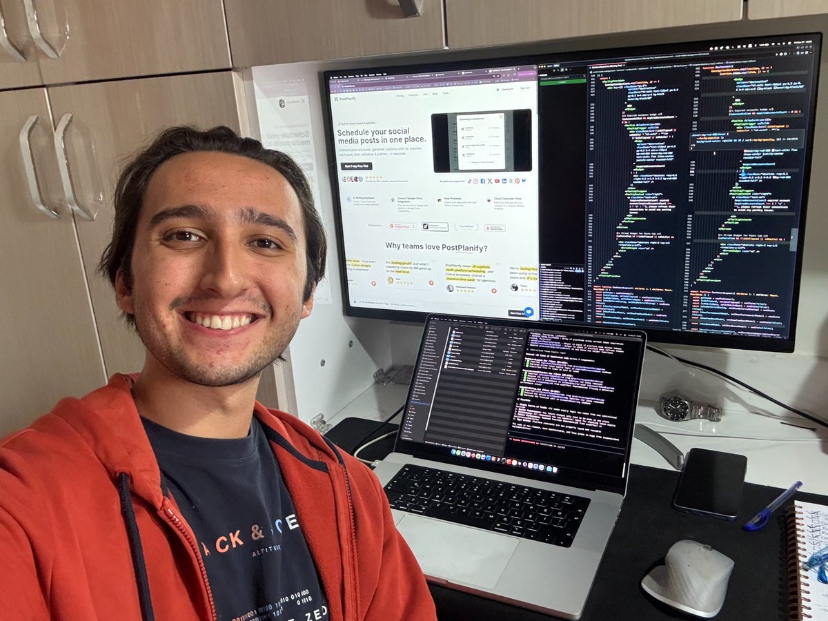 HsanC_'s tweet image. I started building in public 7 months ago.

From:
- 0 followers
- a boring 9-5 job
- NO startups ❌

To:
- 6.9K+ followers
- quit my 9-5 to chase my dreams ✅
- 1 SaaS + 1 mobile app ($3k+ revenue) 💰

X changed my life.

And I know this is just the beginning 🎯