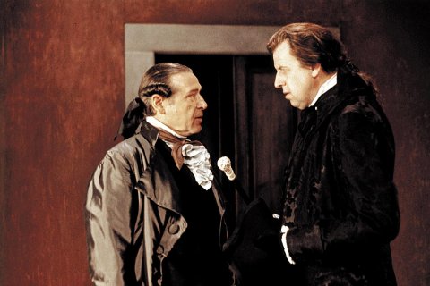 ManelPiM's tweet image. &apos;La corona d’espines&apos;, de Josep Maria de Sagarra, muntatge de 1994 dirigit per Ariel García Valdés. Amb Àngels Poch (Marta), Rosa Gàmiz (Mariagneta), Josep M. Pou (Miquel), Pere Arquillué (Eudald), Jordi Dauder (Rivarol) i Joel Joan (Sebastià), entre altres.