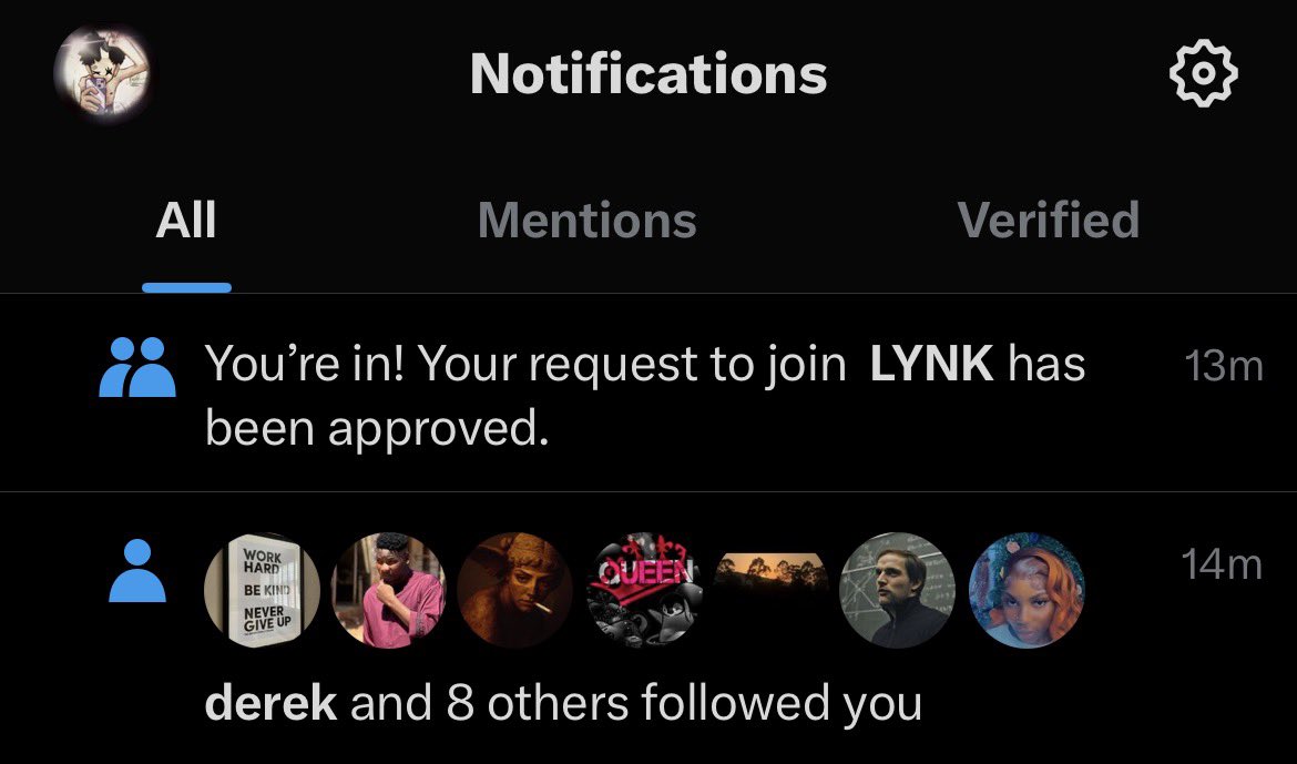Finally in LYNK community 🔥💯 if you’re seeing this, let’s connect 🤝🏽and grow together 💯

Following back everyone who likes and follows 👇🏽