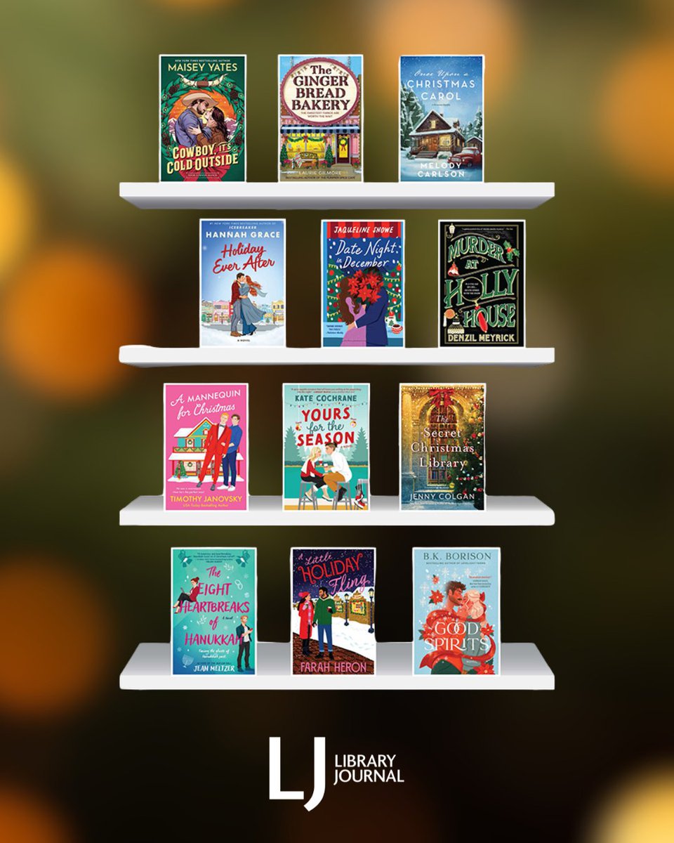 LibraryJournal's tweet image. Check out these reads to get ready for Christmas and Hanukkah! Find a full list here: hubs.la/Q03VcTsB0