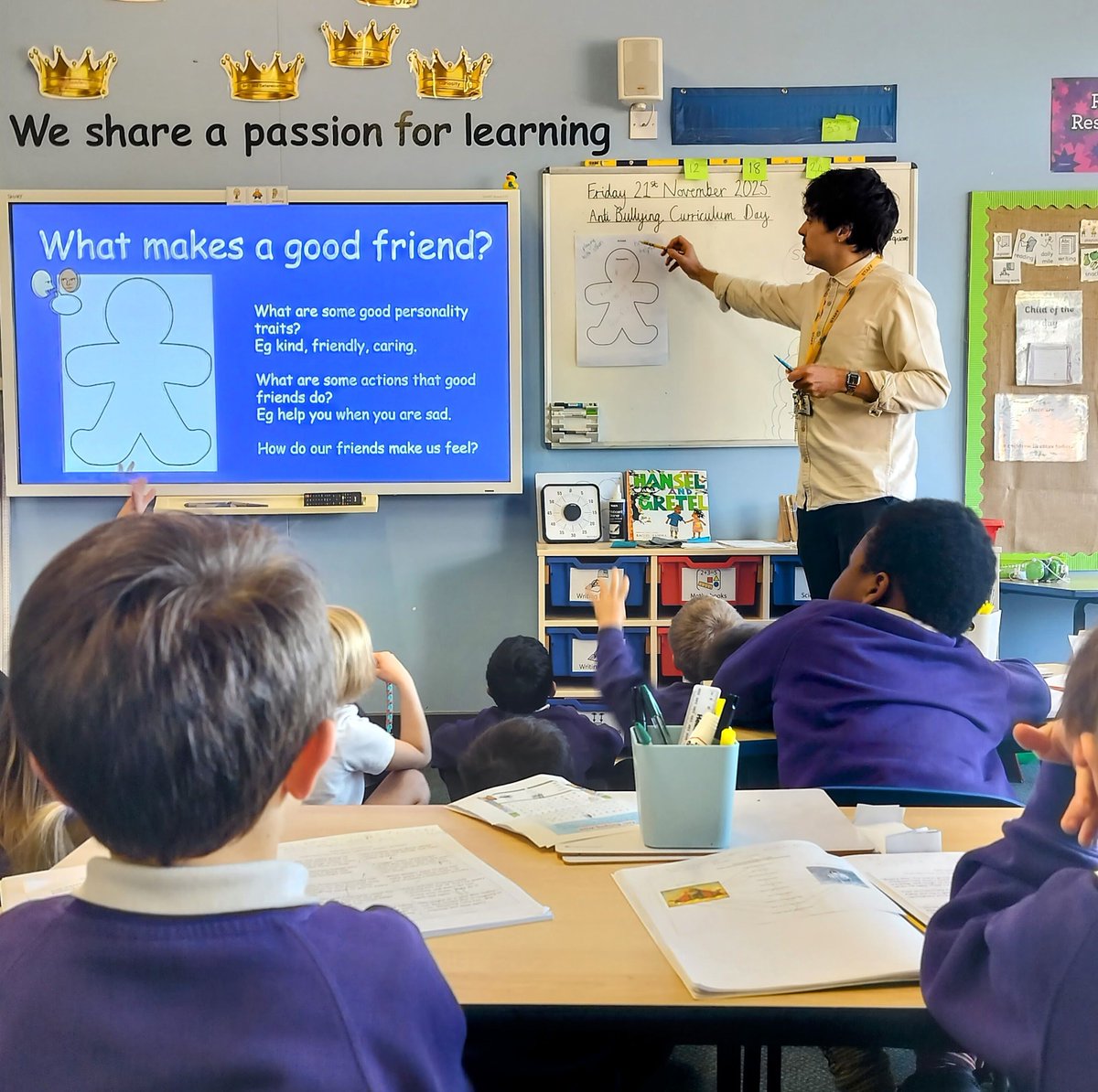 🎉 What a brilliant Anti-Bullying Curriculum Day we've had across the school! 🧦 Odd socks everywhere, lessons on being a great friend, and the power of kind words 💛