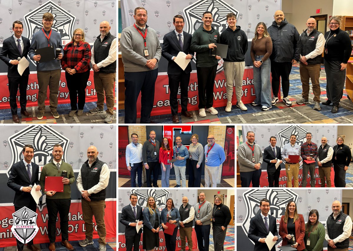 ClarenceCsd's tweet image. Congrats to Jacqueline Bowman, Jill Snuszka, Christopher Kilmartin, Keith Stoerr, Geoffrey Koch, Lisa Brown, Anthony Davoli and John Berdysiak, who were presented Red Devil Recognitions during Monday&apos;s Board of Education meeting! Learn more: clarenceschools.org/p/~board/headl… #ClarenceProud