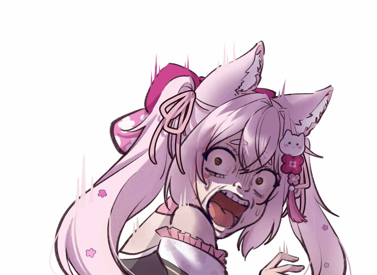 NLfromHK_'s tweet image. 感謝水星老師 @MercuryCopic 接受委託繪製了乙緹超驚嚇的貼圖 不管是玩恐怖遊戲 或瓦中轉角遇到敵 我們的稻大膽都一定不會出現這表情 對吧? XD

@iitifox 
#iitiart #台V #台灣Vtuber