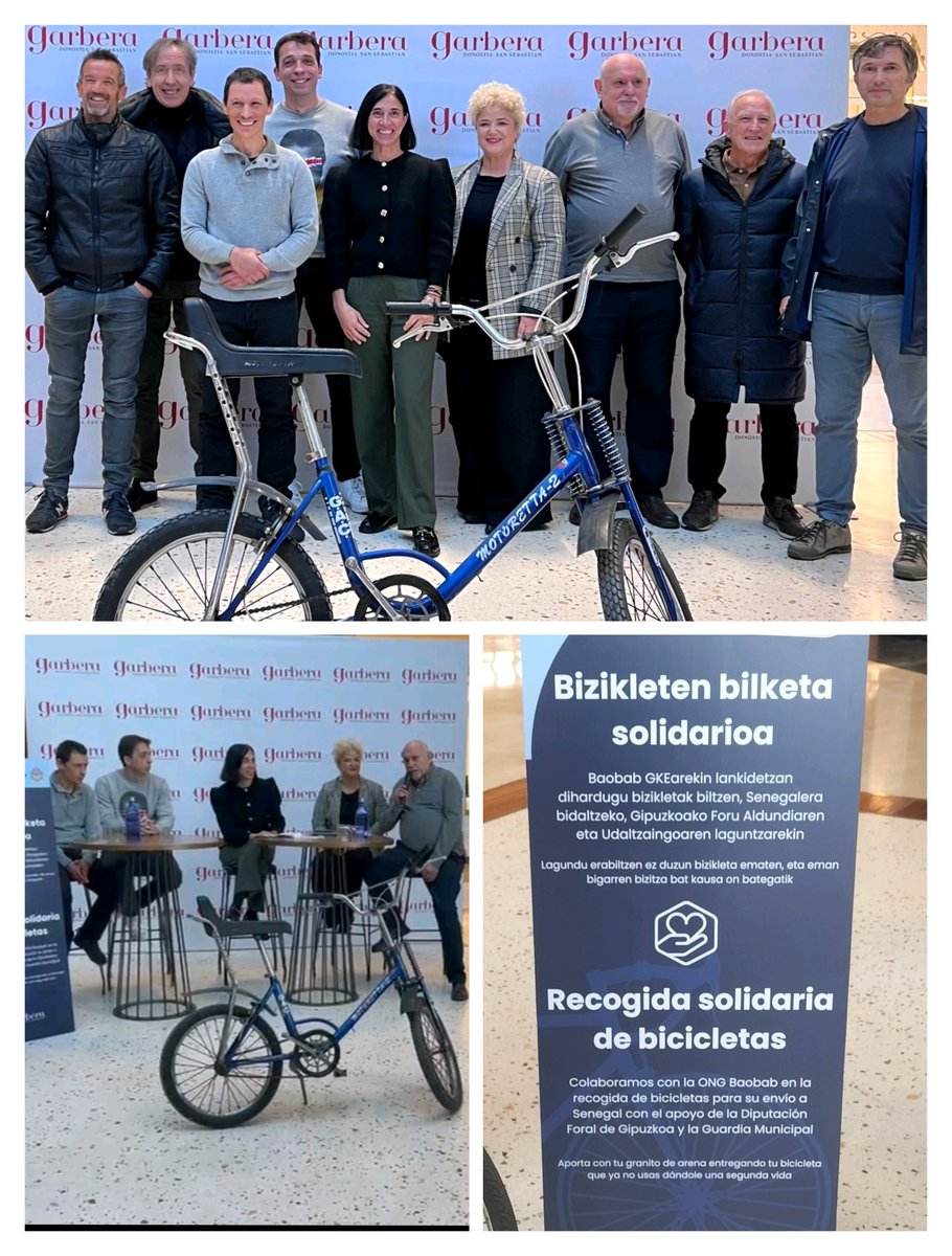 BICICLETAS PARA LA EDUCACIÓN.
Ayer se inició en el Centro Comercial GARBERA la recogida de bicicletas de segundo uso con el fin de intentar reducir el índice de ABSENTISMO ESCOLAR que sufren en las zonas rurales de Senegal.
Desde hoy hasta el día 10/Enero/2026.
COLABORA! 🫂
