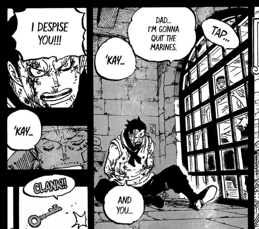 #ONEPIECE1166 dude come ON. frees dragon from prison, threatens to kill sengoku if he ever becomes corrupt, avoids promotions because he wants to protect the little guy. im not asking you to think garps a good guy, just admit hes nuanced lmao