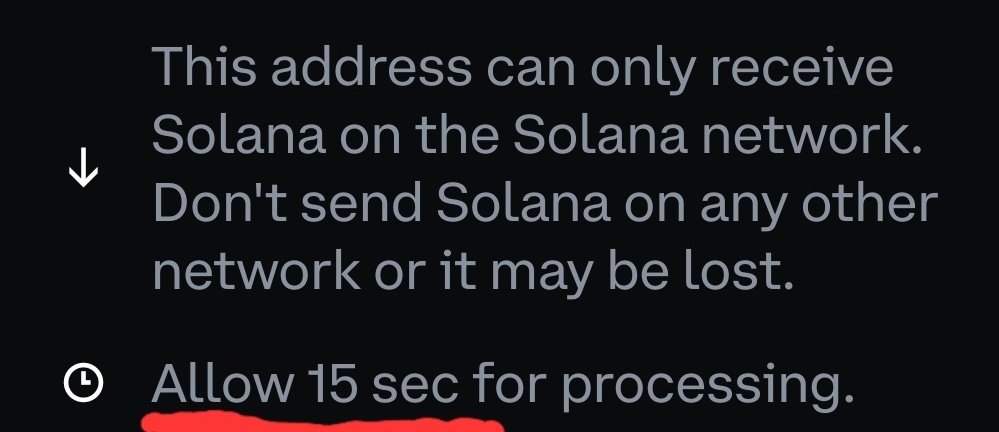 EldarDRM's tweet image. Can someone explain to me, as if I&apos;m 5 years old, why the processing time on @coinbase is showing slower for $ALGO than for $SOL, even though Algorand has instant finality and Solana doesn&apos;t? 

In practice (my experience) when I send $ALGO or $USDC via Algo rails it&apos;s 4 sec max.