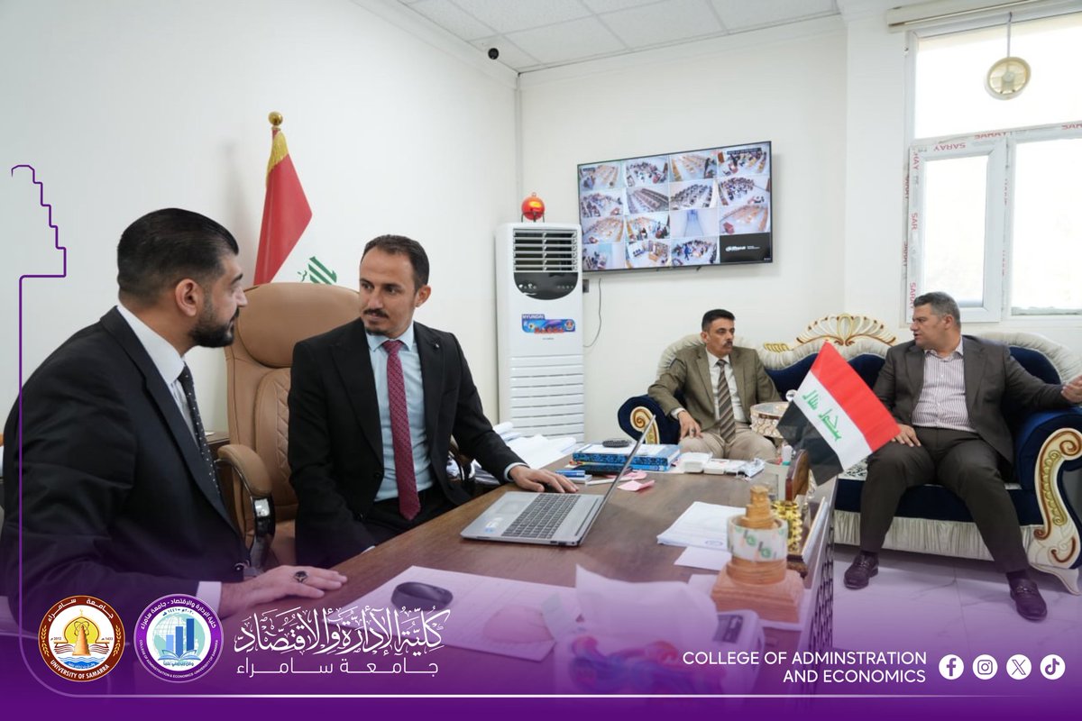 mediacoadm's tweet image. معاون العميد يتابع ميدانياً سير عمل برنامج (SIS) لضمان انسيابية الخدمات الطلابية

تابع معاون العميد للشؤون العلمية والدراسات العليا في كلية الإدارة والاقتصاد المدرس الدكتور عبدالله محمد رشيد سير عمل برنامج (SIS) في قسمي إدارة الأعمال والاقتصاد
#كلية_الإدارة_والاقتصاد_جامعة_سامراء