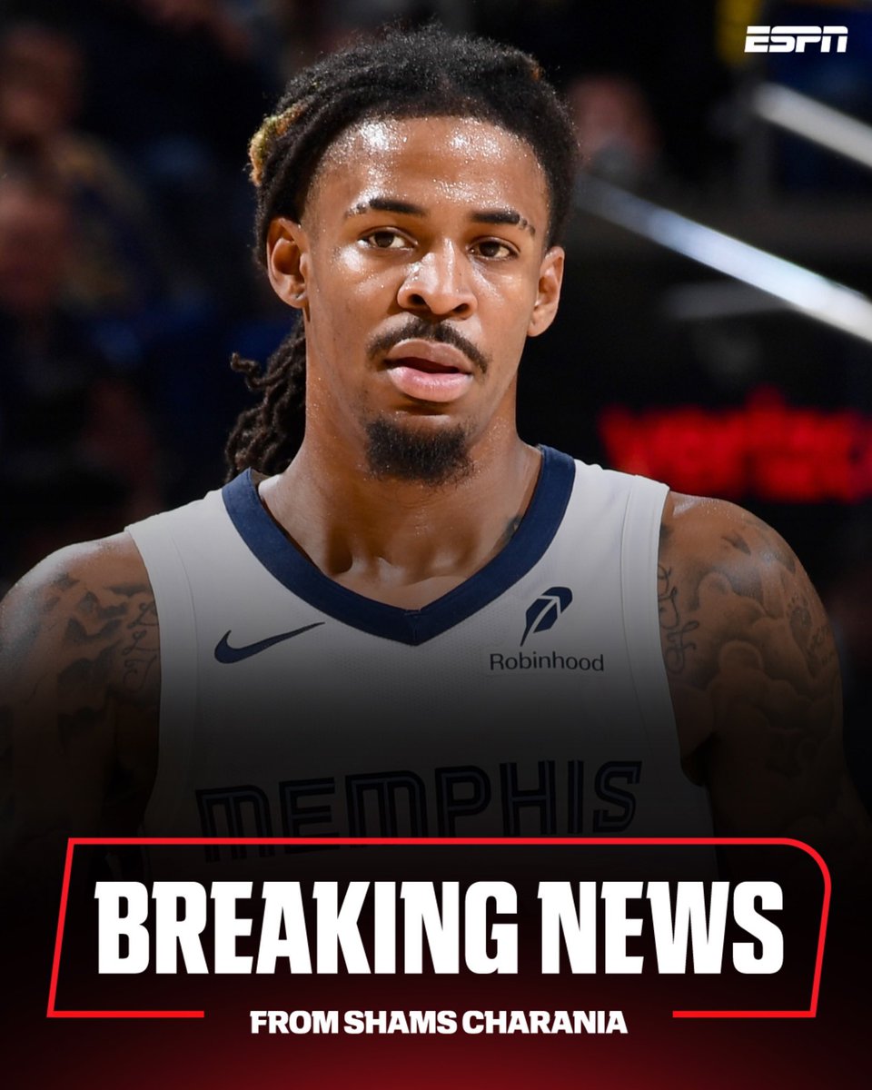 scamcharnia's tweet image. BREAKING: The Memphis Grizzlies are trading Ja Morant to the Minnesota Timberwolves, sources tell ESPN.