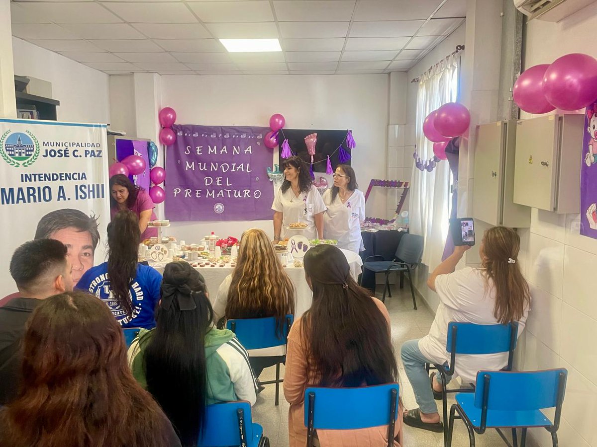 MuniJoseCPaz's tweet image. ⚕️JORNADA POR LA SEMANA DEL PREMATURO

👉En el área materna- APS, ubicada en el SUM 1°piso del Hospital Oftalmológico, en Av. Hipolito Irigoyen 3028, #JoseCPaz se realizó la jornada que celebra la semana del prematuro.

#JCPCrece
Intendencia Mario Ishii