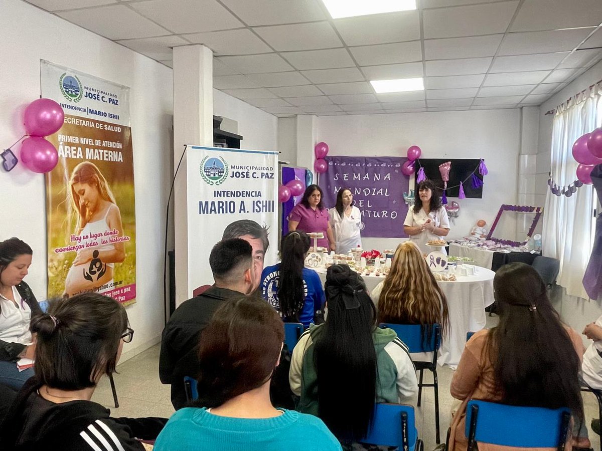 MuniJoseCPaz's tweet image. ⚕️JORNADA POR LA SEMANA DEL PREMATURO

👉En el área materna- APS, ubicada en el SUM 1°piso del Hospital Oftalmológico, en Av. Hipolito Irigoyen 3028, #JoseCPaz se realizó la jornada que celebra la semana del prematuro.

#JCPCrece
Intendencia Mario Ishii