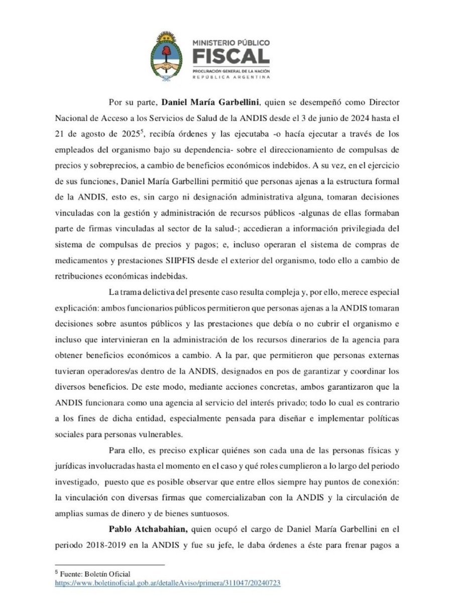 PabloPerazzo's tweet image. ⚠️ Daniel Garbellini, Director Nacional de Acceso a la Salud, habría ejecutado órdenes y permitido que personas sin cargo tomaran decisiones en la ANDIS, accedieran a información privilegiada y operaran SIIPFIS desde afuera.
#Investigación #ANDIS