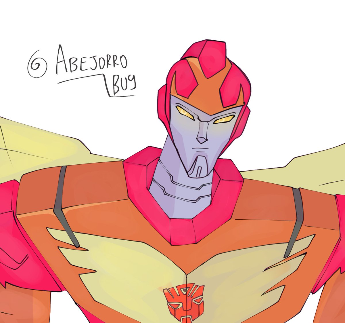 AbejorroP73354's tweet image. Hot rod earth spark 

#Transformers #transformersart  
#TransformersEarthspark