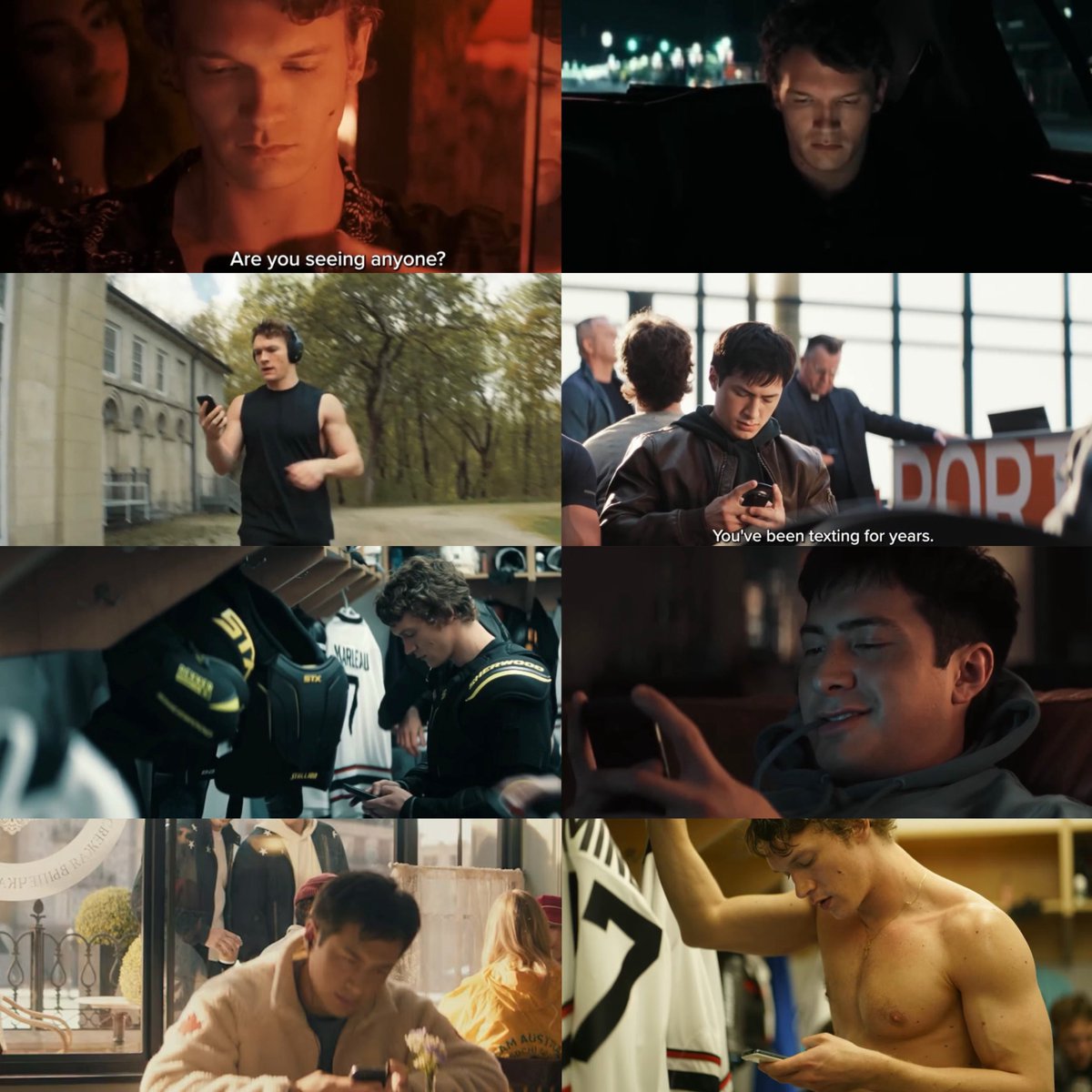 ilyashollander's tweet image. always on that damn phone 🙄