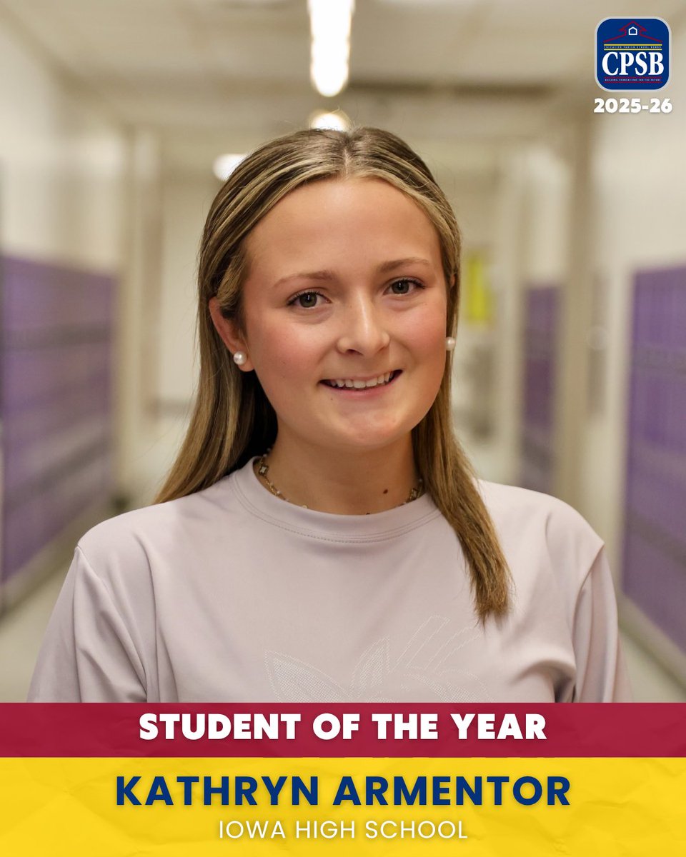 The Calcasieu Parish School Board is proud to announce the 2025–2026 Students of the Year, three remarkable students whose leadership, character, and dedication to excellence represent the very best of their schools and community. 
Read more: bit.ly/4ig07Ej