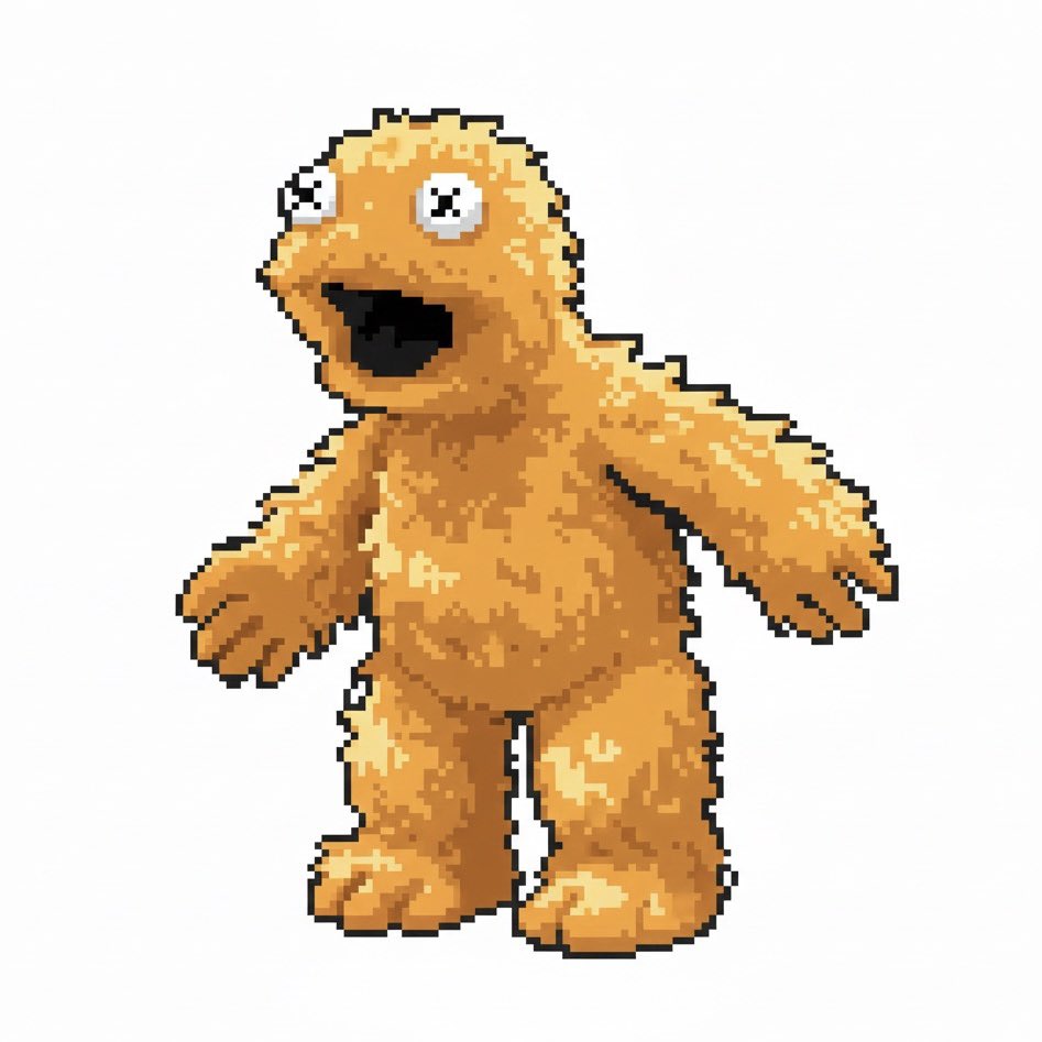 彼をドット絵にしてみた