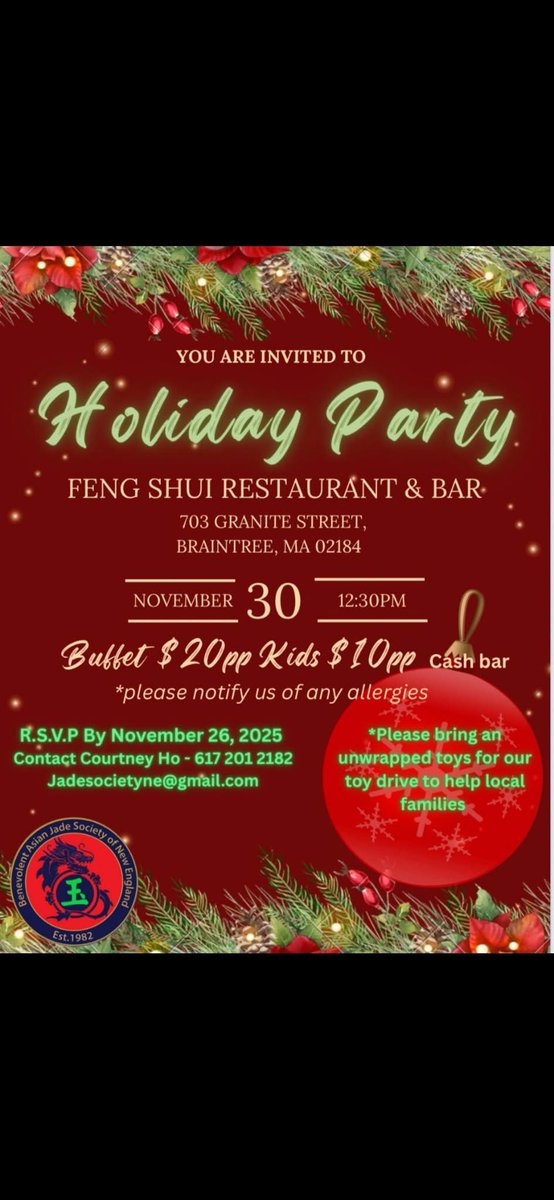 Community matters—let’s show up!
Flyers attached with info on supporting LLEGO’s Domino Tournament and JADE’s Holiday Party.