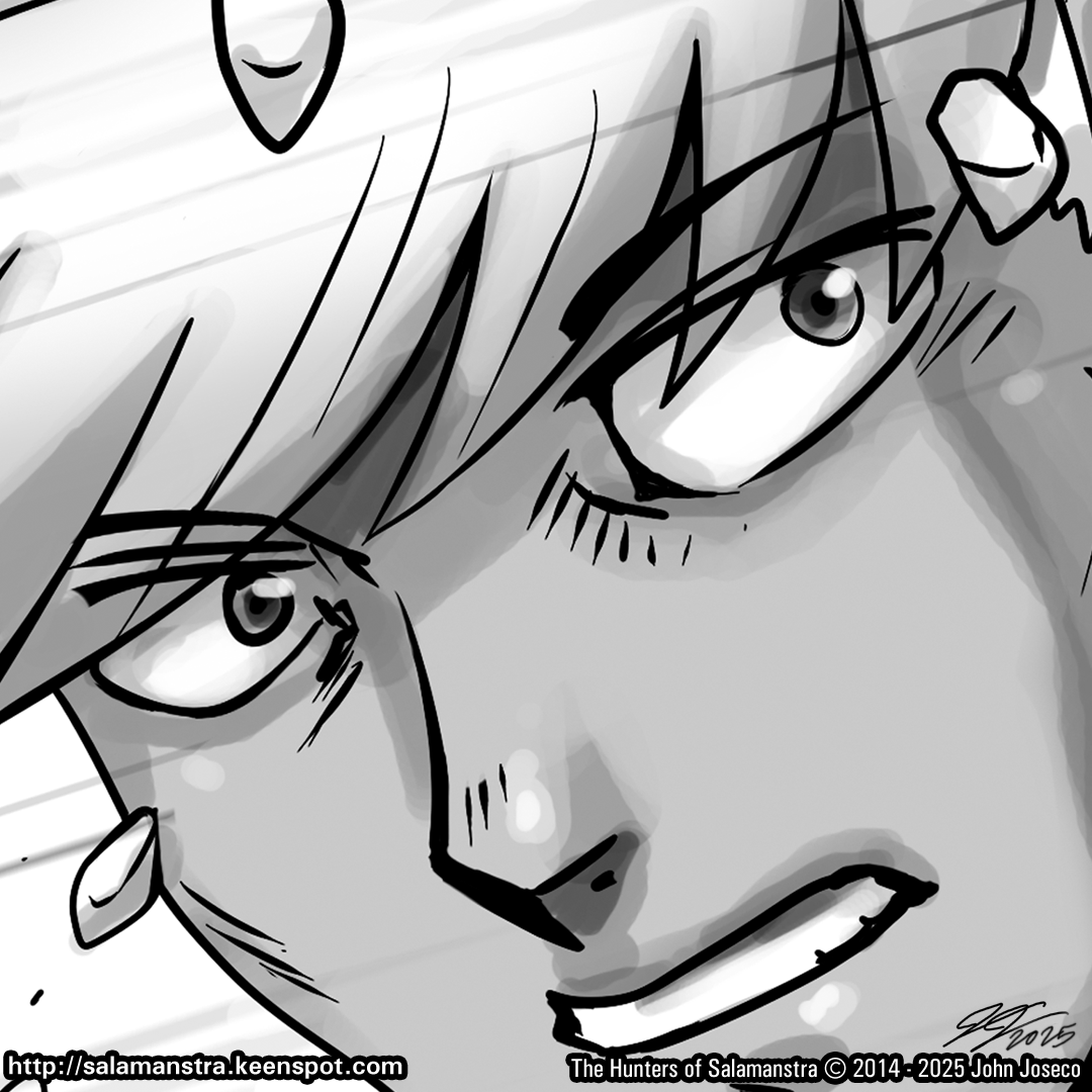 The Hunters of Salamanstra: Chapter 35 Page 24 - salamanstra.keenspot.com/d/20250516.html "A multiple of 3" You can support us by joining our Patreon and spreading the word! Links are on our website! Thank you and Happy Hunting! #WebComic #WebComics #Salamanstra