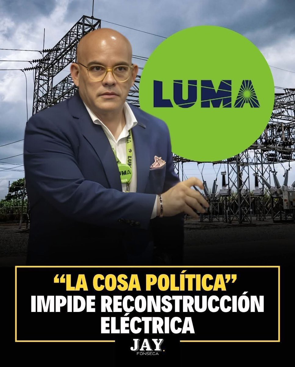Las preguntas que nos hacemos son las siguientes:  

1- Este tipo no tiene que ver nada con la politica en PR?

2- Que sabe este tipo de Energia Electrica? 

Los leo….