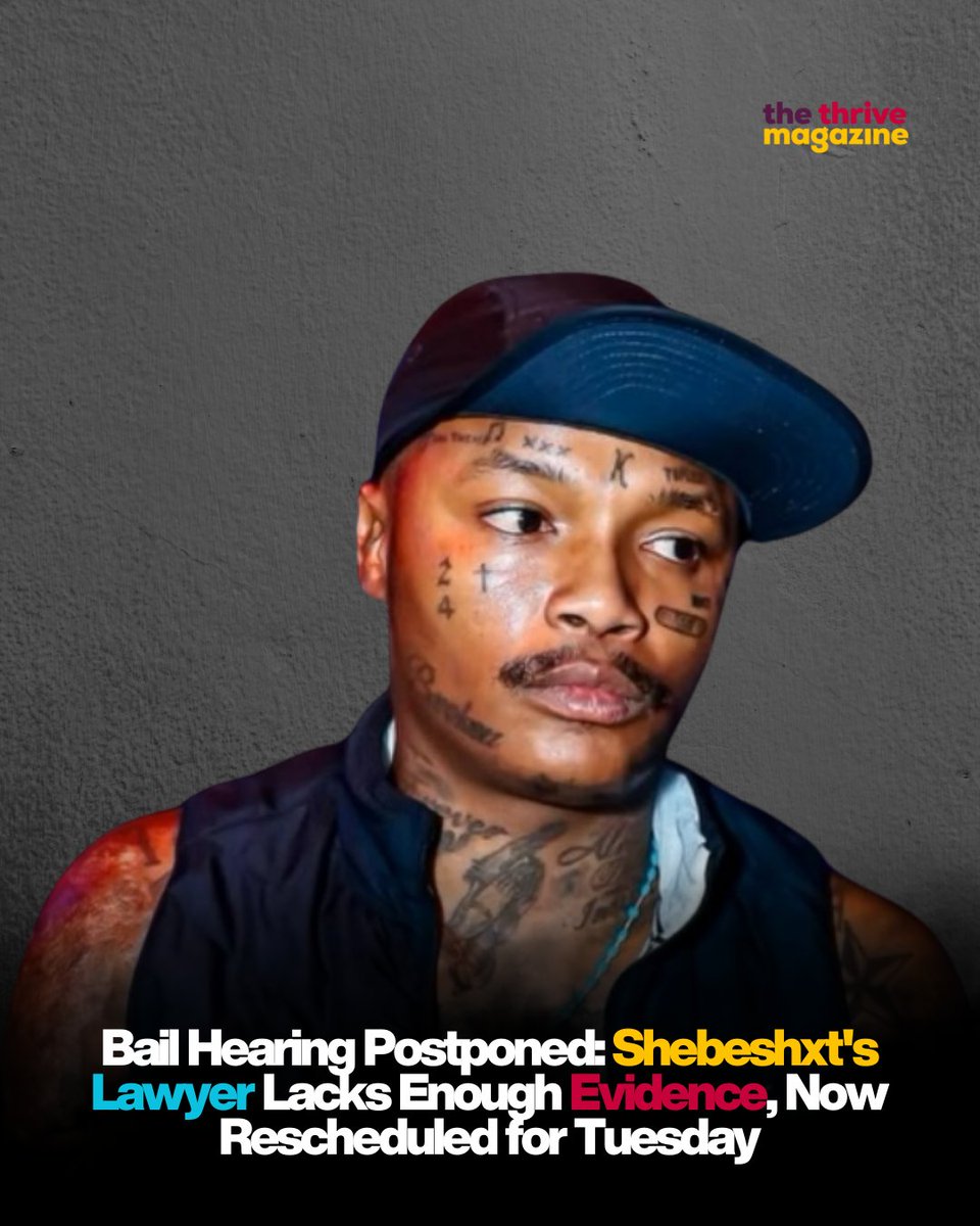 MabuselaMapitsi's tweet photo. Today, Shebeshxt’s fans were removed from the court after causing a scene. Only Naqua, Shebe’s family, Kwenisto, and Master Kortez were allowed inside. 🥺The Lawyer did not have enough evidence, forcing the bail hearing to be rescheduled to Tuesday. Hope nyana e gona mara? https://t.co/uOIPfS4Ivl