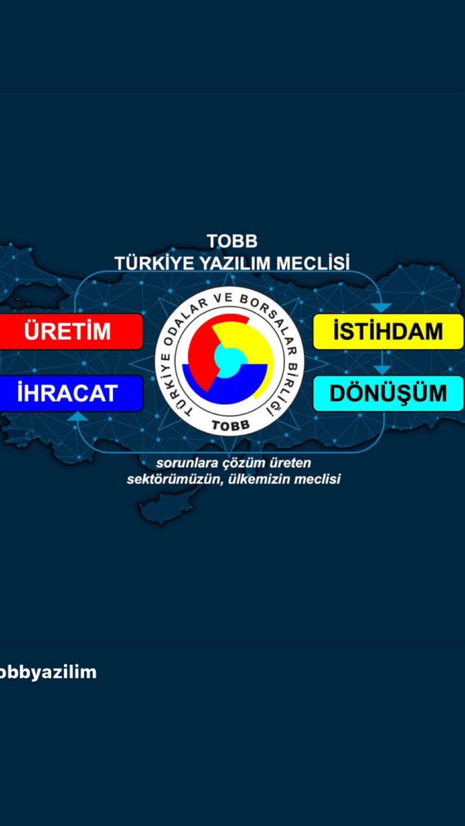 TOBB Yazılım Meclisi olarak yaptığımız çalışmalar vesilesiyle Türkiye Yazılım Ekosistemi ile olan iletişim ve etkileşimimizi artırmaya yönelik iletişim kanallarımızı takip edin. 
- Sürekli iletişimde olalım, 
- Sektörümüzü büyütelim, 
- Yerli Yazılım Firmalarımıza GÜVENELİM,