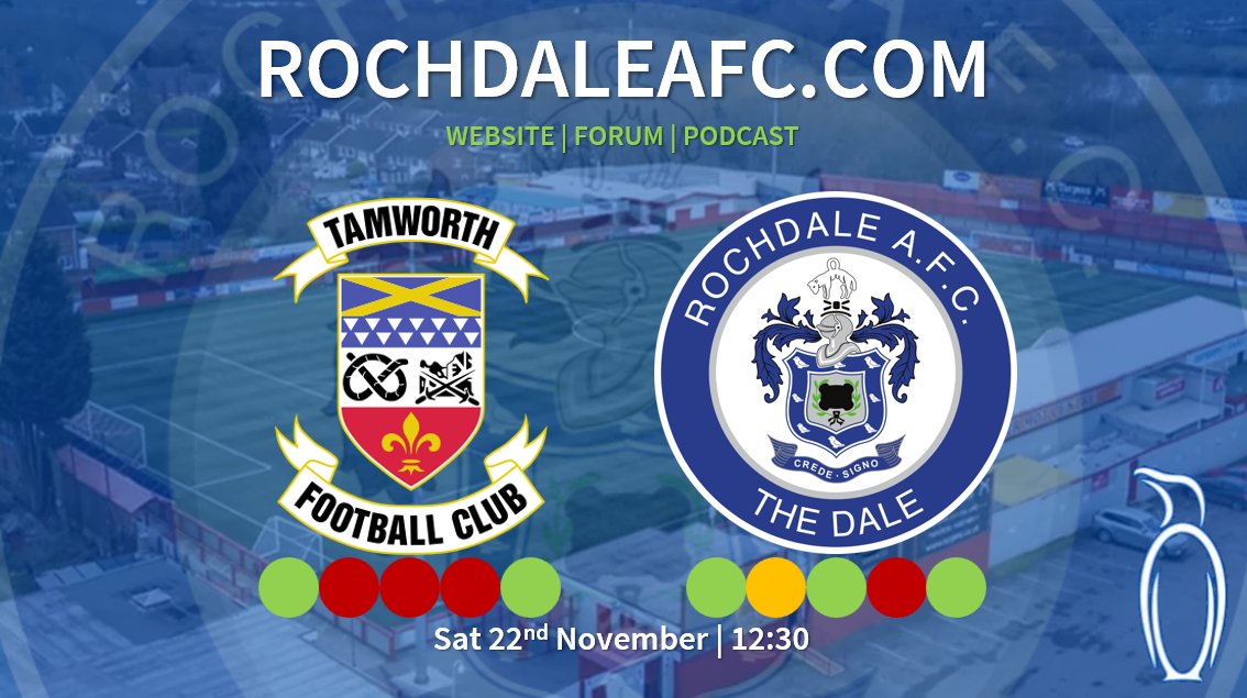 RochdaleAFCcom's tweet image. The big @RochdaleAFCcom Tamworth (A) thread 🧵

#RAFC #COYL