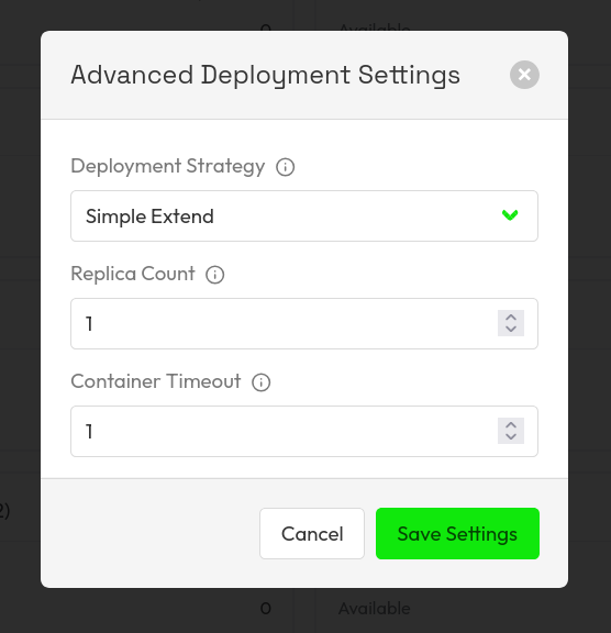 efkaychiller's tweet image. 5️⃣ Here’s how to deploy your model:
🔹Open Deployment Manager 2 dashboard

🔹Select “Create Deployment”

🔹Choose your strategy (SIMPLE, SCHEDULED, INFINITE)

🔹Set replicas and resources

🔹Click Start It’s that simple

🔹 I will Choose SIMPLE-EXTEND and it&apos;s ready in minute🖱️💚