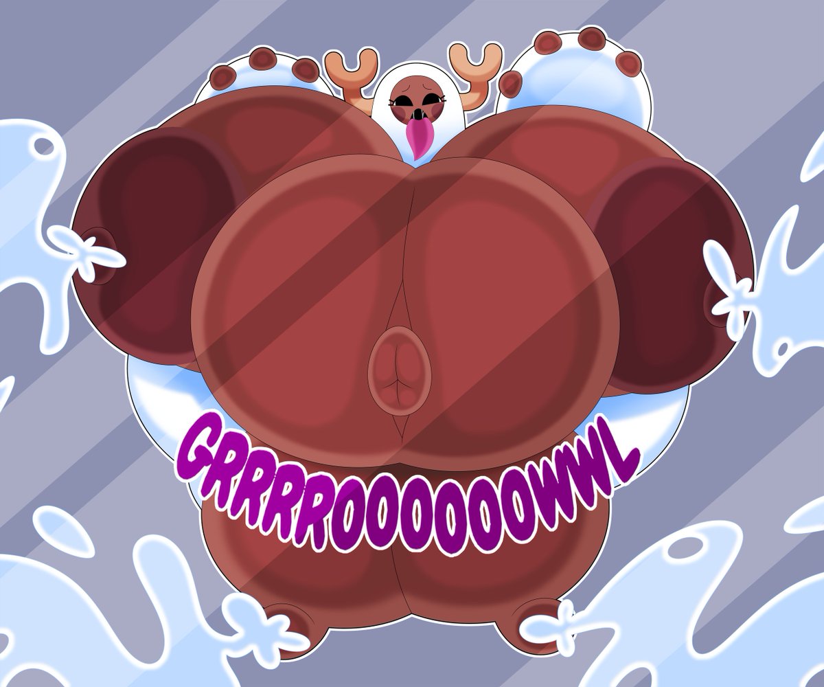 Hey, it's that weird creature again! This time she's pressed up against a window, begging for something...