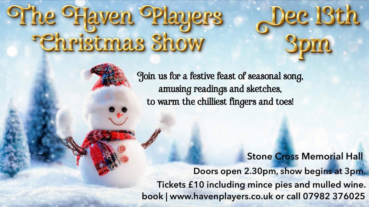 Important date for your diaries …..